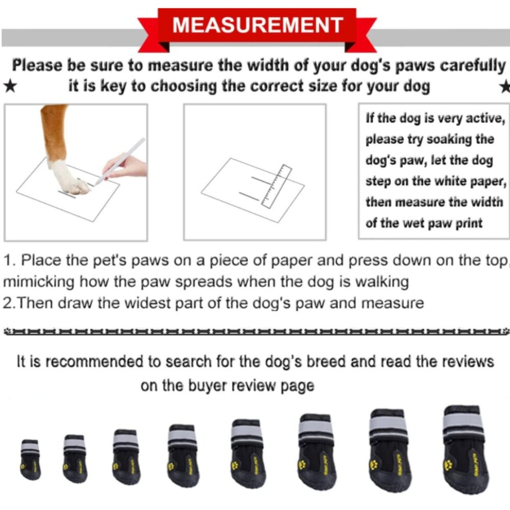 Dog Shoes for Small Dogs, Dog Boots & Paw Protectors | NIB | Size 1 - Picture 2 of 12